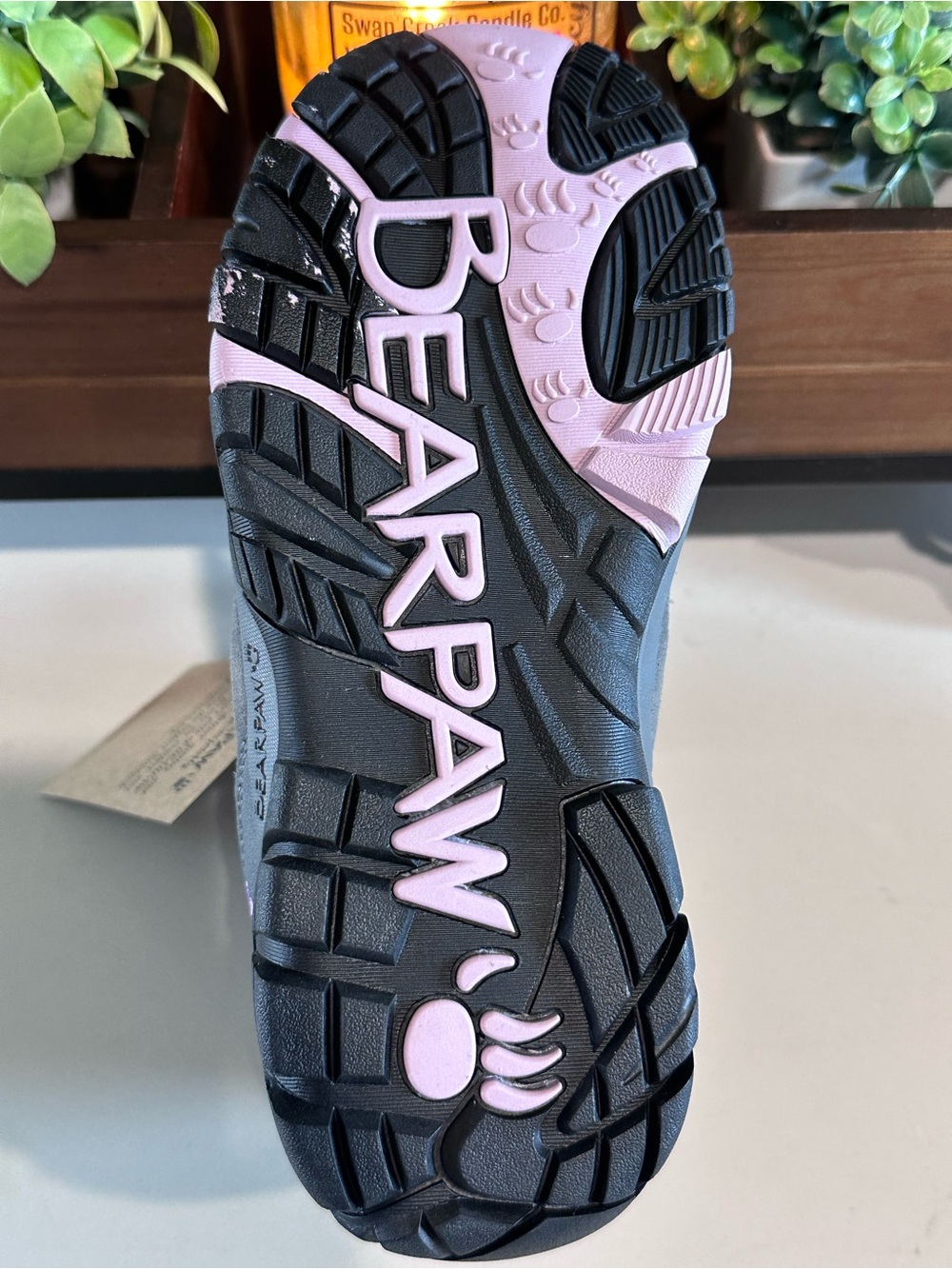 BearPaw Corsica Waterproof Gray and Purple Women's Trail Boots - Picture 11 of 14